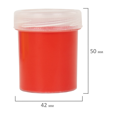 Краски пальчиковые для малышей от 1 года, 4 цвета по 40 мл, BRAUBERG KIDS, 192278 - Краски для детского творчества