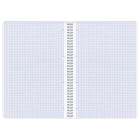 Тетрадь А4, 96 л., BRAUBERG, гребень, клетка, обложка картон, МОНОХРОМ 2, 402058 - Тетради формата А4
