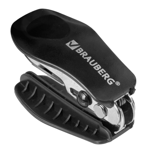 Антистеплер для скоб №10 и №24/6, BRAUBERG "METROPOLIS", с фиксатором, черный, 228744 - Антистеплеры