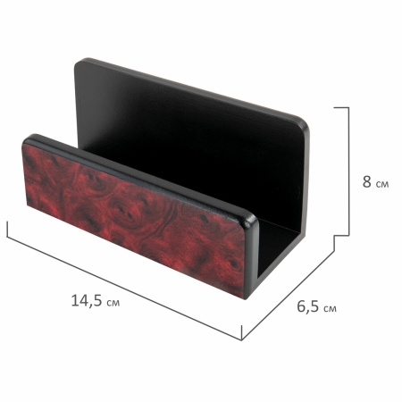 Набор настольный GALANT "Amaranth" из дерева, 8 предметов, цвет "красный бёрлвуд", 238166 - Настольные наборы и аксессуары из дерева