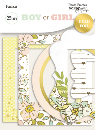 Набор высечек для скрапбукинга "Boy or Girl" 25 шт от Scrapmir