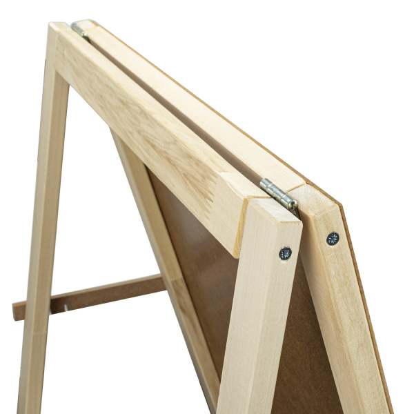 Мольберт напольный "Хлопушка", планшет 60x58 см, в собранном виде 58x120x5 см, BRAUBERG ART DEBUT, 192336 - Мольберты