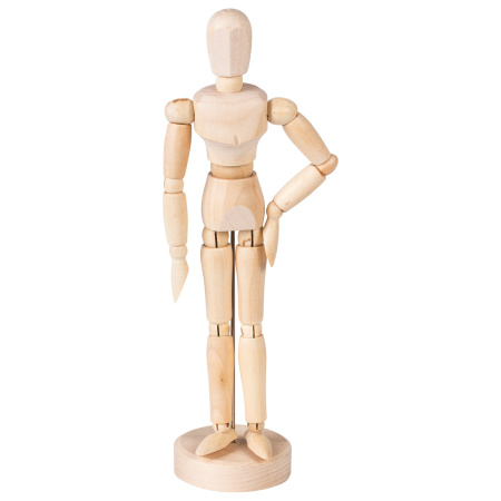 Манекен человека художественный мужской, дерево, высота 20 см - Манекены