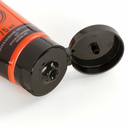 Краска акриловая художественная BRAUBERG ART CLASSIC, туба 75мл, ОРАНЖЕВО-КРАСНАЯ, 191080 - Акриловые краски художественные поштучно