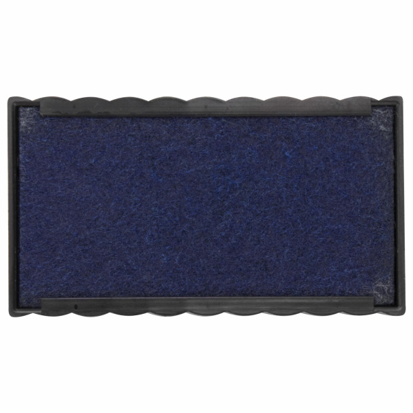 Подушка сменная STAFF (48х18 мм) для штампов "Printer 8052", синяя, 237427 - Подушки штемпельные сменные