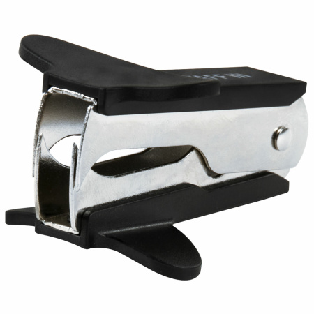 Антистеплер для скоб № 10 и № 24/6, STAFF "EVERYDAY", черный, 224628 - Антистеплеры