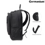 Рюкзак GERMANIUM "S-09" универсальный, с отделением для ноутбука, уплотненная спинка, черный, 44х30х14 см, 226956 - Рюкзаки с отделением для ноутбука
