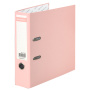 Папка-регистратор BRAUBERG PASTEL ламинированная, 75 мм, цвет персиковый, 271838 - Папки-регистраторы с арочным механизмом