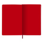 Блокнот А5 (140х200 мм), BRAUBERG "NEBRASKA", под кожу, 80 л., линия, красный, 113414 - Бизнес-блокноты и бизнес-тетради