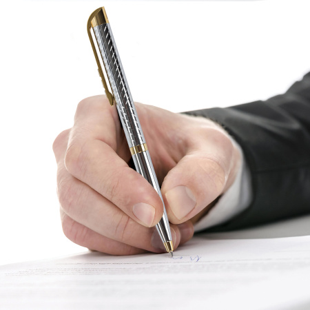 Ручка подарочная шариковая GALANT "Barendorf", корпус серебристый с гравировкой, золотистые детали, пишущий узел 0,7 мм, синяя, 141011 - Ручки шариковые подарочные