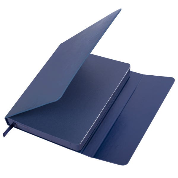 Ежедневник недатированный А5 (148х218 мм) GALANT "Magnetic", кожзам, магнитный клапан, 160 л., синий, 111879 - Ежедневники с покрытием "под кожу и ткань"