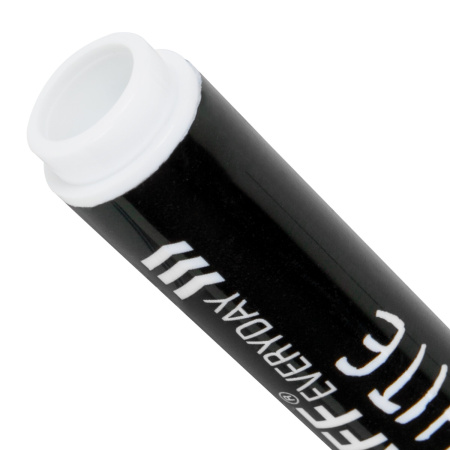 Маркер перманентный БЕЛЫЙ, STAFF EVERYDAY PM-200, круглый наконечник 3 мм, 152202 - Маркеры перманентные