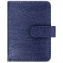 Визитница/кредитница однорядная GALANT "Contract", на 24 карты, под кожу крокодила, застежка, синяя, 235398 - Визитницы и кредитницы однорядные карманные