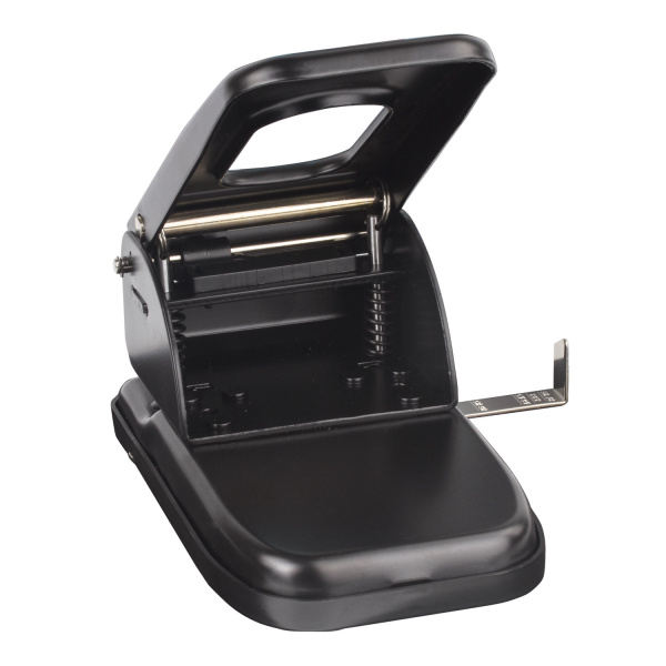 Дырокол металлический МОЩНЫЙ BRAUBERG "Heavy duty", до 60 листов, черный, 226868 - Дыроколы мощные