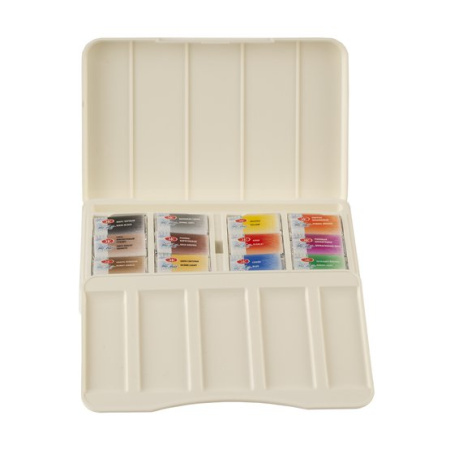 Белые Ночи Набор акварель  Анималистика, пластик/палитра, 12 шт х2,5 мл - Акварель художественная в наборах