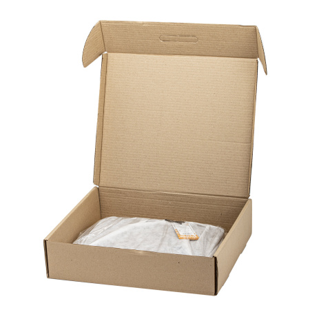 Папка из натуральной кожи на молнии, 340х250х30 мм, черная, 8-011 - Папки из кожи