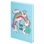 Блокнот А5 (134х206 мм), 80 л., твёрдый, клетка, выборочный лак, BRAUBERG KIDS, "Единорожки", 114426 - Блокноты детские