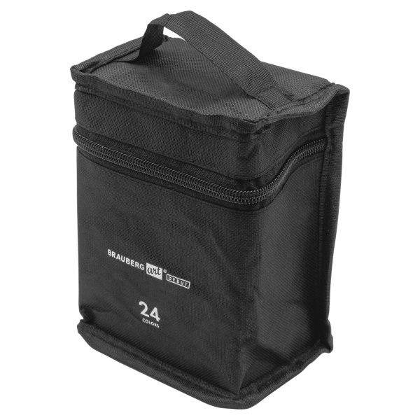 Маркеры для скетчинга двусторонние BRAUBERG ART DEBUT "WHITE" НАБОР 24 шт., базовые цвета, 152140 - Скетчмаркеры в наборах