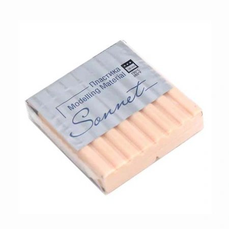 Полимерная глина (пластика) "Сонет" цвет телесный брус 56 г