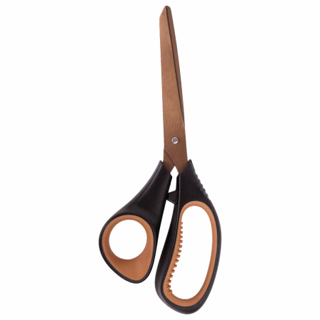 Ножницы BRAUBERG "Heavy Duty", 210 мм, суперпрочные, титановое покрытие, 2-х сторонняя заточка, 236790 - Ножницы универсальные