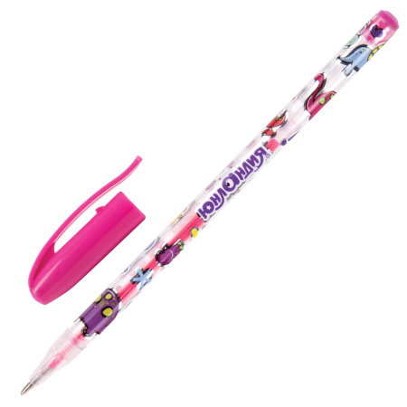 Ручки гелевые ЮНЛАНДИЯ, НАБОР 6 ЦВЕТОВ, НЕОН, корпус с печатью, узел 0,7 мм, линия письма 0,5 мм, 142804 - Наборы гелевых ручек