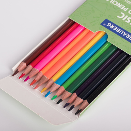 Карандаши цветные BRAUBERG, 60 цветов (Базовые, Металлик, Неон, Пастель, Телесные), 181792 - Карандаши цветные