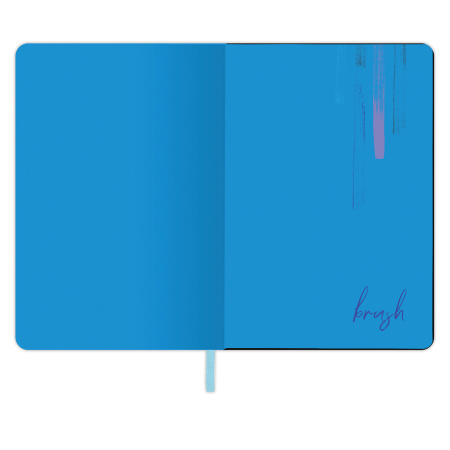 Блокнот А5 (143x210 мм), BRAUBERG VISTA "Expression", под кожу, гибкий, 80 л., 112082 - Бизнес-блокноты и бизнес-тетради