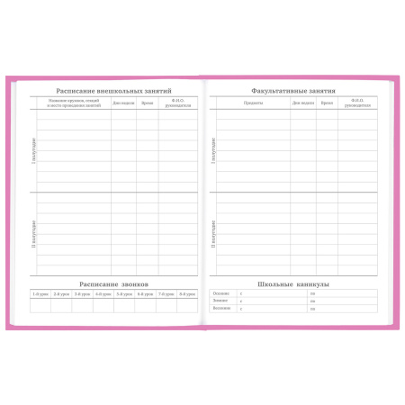 Дневник 1-11 класс 48 л., твердый, BRAUBERG, глянцевая ламинация, с подсказом, "Ice cream party", 106602 - Дневники для младших классов