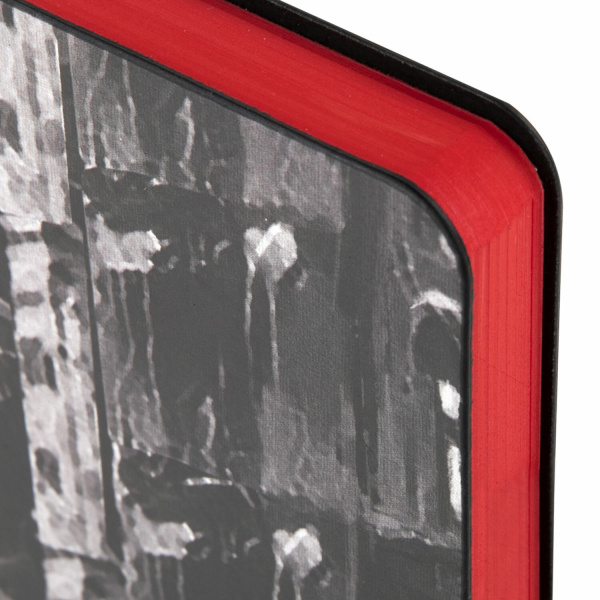 Ежедневник недатированный А5 (138х213 мм), BRAUBERG VISTA, под кожу, гибкий, 136 л., "Paris", 111992 - Ежедневники с покрытием "под кожу и ткань"