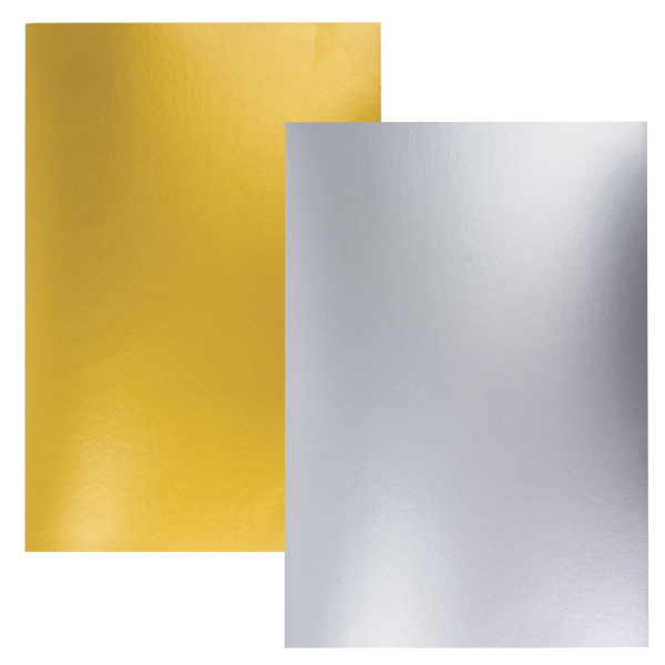 Картон цветной А4 МЕЛОВАННЫЙ (глянцевый) ВОЛШЕБНЫЙ, 7 листов, 7 цветов, в папке, ЮНЛАНДИЯ, 200х290 мм, "Рыбка", 111315 - Цветной и белый картон