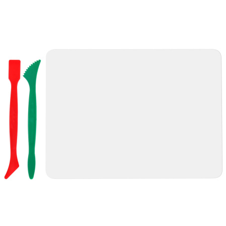 Доска для лепки А5, 205х150 мм, ПИФАГОР, белая, 2 стека, 227395 - Доски, стеки и формочки для лепки