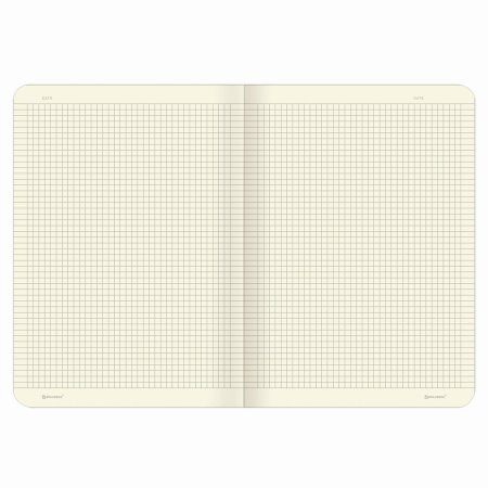 Тетрадь 60 л. в клетку обложка гладкий кожзам, сшивка, B5 (179х250мм), ТЕМНО-СИНИЙ, BRAUBERG VIVA, 403897 - Тетради более 60 листов