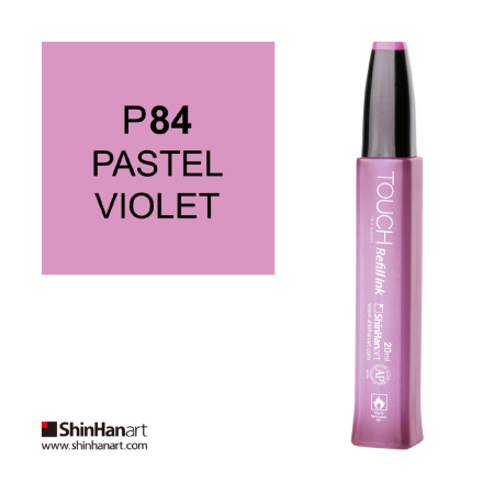 Чернила спиртовые ShinHan TOUCH для маркеров 20мл P84 Фиолетовый пастельный