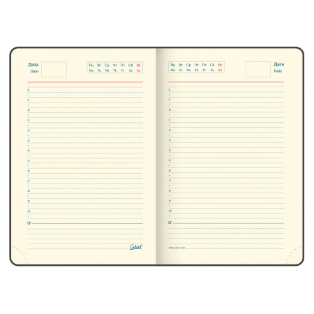 Ежедневник недатированный А5 (148х218 мм) GALANT "Magnetic", кожзам, магнитный клапан, 160 л., синий, 111879 - Ежедневники с покрытием "под кожу и ткань"