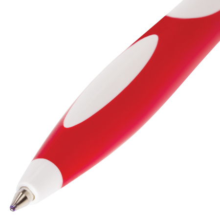 Ручка шариковая автоматическая BRAUBERG "Caribbean", СИНЯЯ, корпус ассорти, узел 0,7 мм, линия письма 0,35 мм, 141159 - Ручки шариковые автоматические