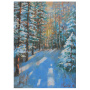 Картина стразами (алмазная мозаика) 40х50 см, ОСТРОВ СОКРОВИЩ "Январское утро", без подрамника, 662586 - Алмазная вышивка