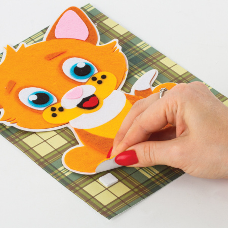 Двусторонние клеевые подушечки 10х10х2 мм, ВСПЕНЕННАЯ ОСНОВА, 300 шт. от BRAUBERG - Клейкие ленты канцелярские