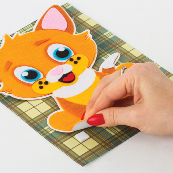 Двусторонние клеевые подушечки 10х10х2 мм, ВСПЕНЕННАЯ ОСНОВА, 300 шт. от BRAUBERG - Клейкие ленты канцелярские