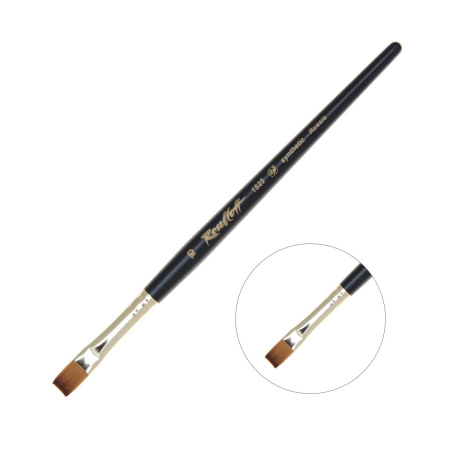 Кисть Roubloff синтетика имитация колонка плоская №10 серия 1S25