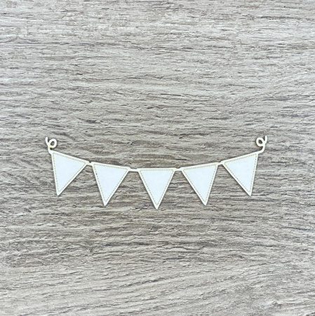 Чипборд "Гирлянда треугольники" толщина 1,55 мм