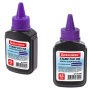 Краска штемпельная BRAUBERG, фиолетовая, 45 мл, на водной основе, 223596 - Штемпельная краска