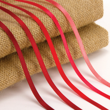 Лента атласная ширина 6 мм, КРАСНЫЙ СПЕКТР набор 5 цветов по 23 м, BRAUBERG, 591496 - Ленты для декора, рукоделия и упаковки подарков