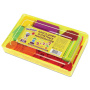 Касса цифр и счетных материалов ЮНЛАНДИЯ "ЛЁГКИЙ СЧЁТ", 142 элемента, пенал, 104750 - Кассы "Учись считать"