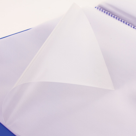 Папка 40 вкладышей BRAUBERG "Neon", 25 мм, неоновая, синяя, 700 мкм, 227455 - Папки с вкладышами (файлами)