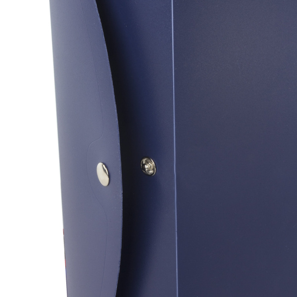 Короб архивный (330х245 мм), 70 мм, пластик, разборный, до 750 листов, синий, 0,7 мм, STAFF, 237274 - Короба и архивные системы пластиковые