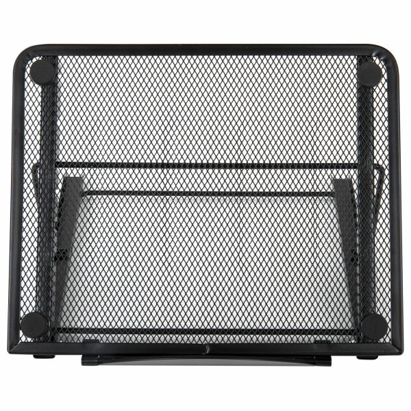 Подставка для книг, ноутбуков, планшетов, BRAUBERG "Germanium", 240х195х20 мм, черная, металл, 237987 - Подставки для книг