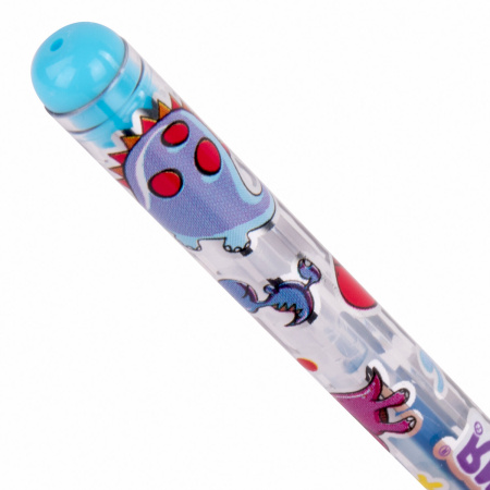 Ручки гелевые ЮНЛАНДИЯ, НАБОР 12 ЦВЕТОВ, НЕОН, корпус с печатью, узел 0,7 мм, линия письма 0,5 мм, 142806 - Наборы гелевых ручек