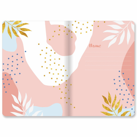 Тетради 40 л. в точку обложка SoftTouch, НАБОР 3 шт., бежевая бумага 70 г/м2, сшивка, А5 (147х210 мм), MEMORIES,BRAUBERG, 403803 - Тетради 40-48 листов