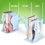 Подставка-держатель для книг и учебников фигурная BRAUBERG KIDS "Unicorn" раздвижная, металлическая, 238069 - Подставки для книг