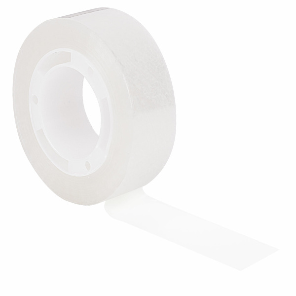 Клейкие ленты 12 мм х 33 м канцелярские STAFF CLASSIC, КОМПЛЕКТ 4 шт., прозрачные, 221260 - Клейкие ленты канцелярские